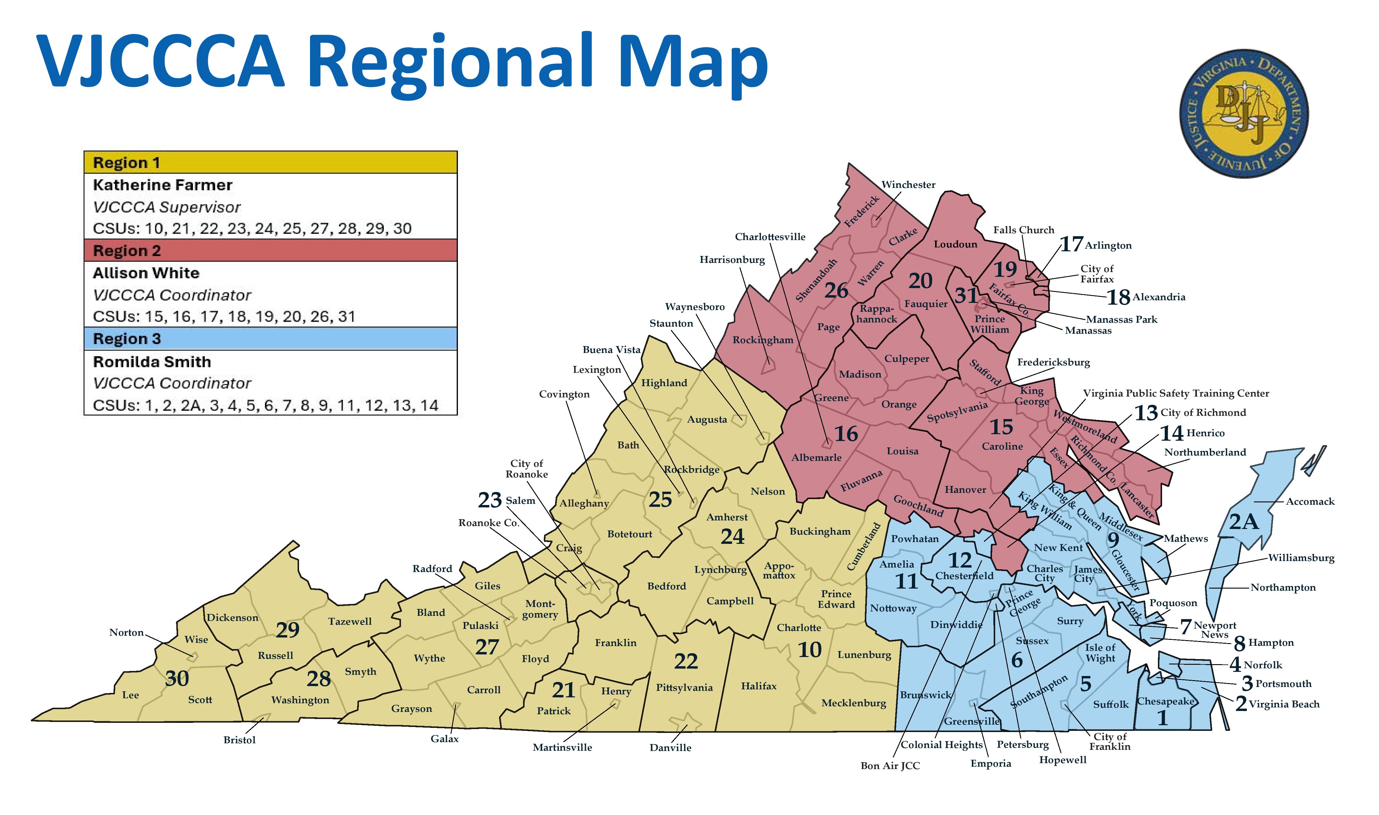 VJCCCA Regional Map